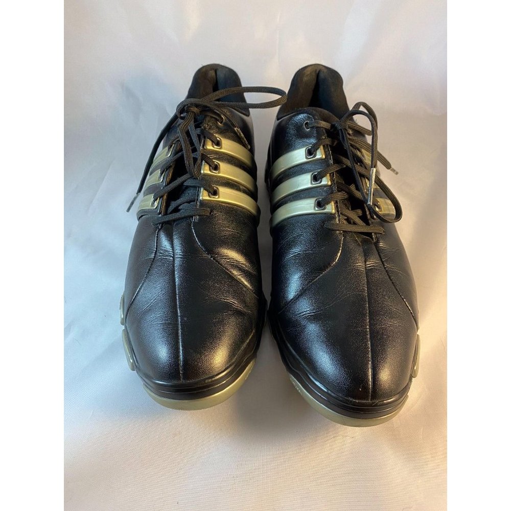 Men’s Adidas Size 10 Golf Shoes Traxion Black